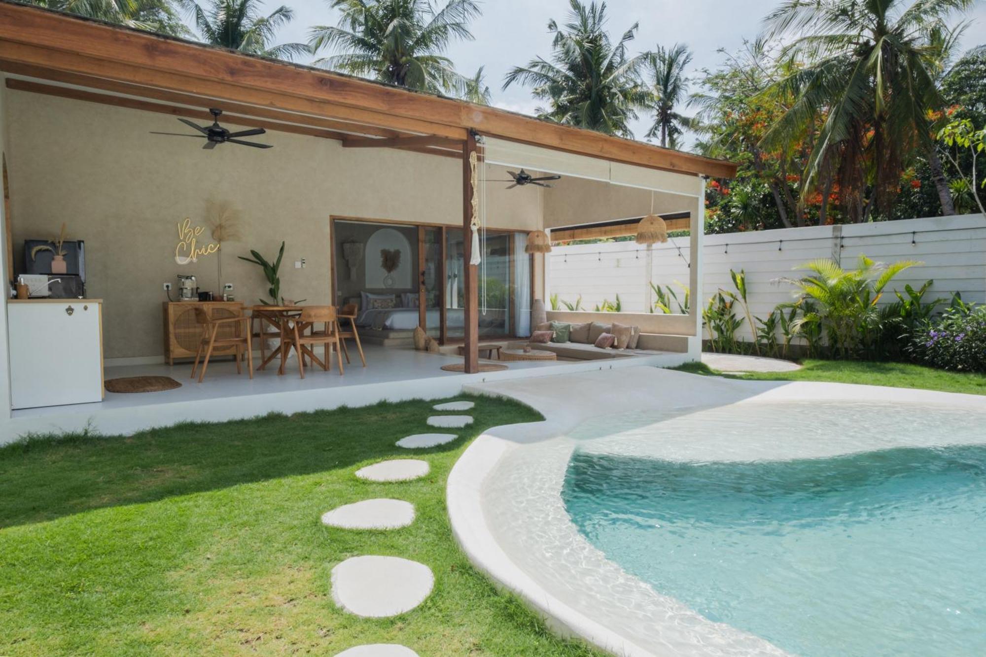 Gili Boho Villas - Aesthetic Private Pool Villas 吉利特拉旺安 外观 照片